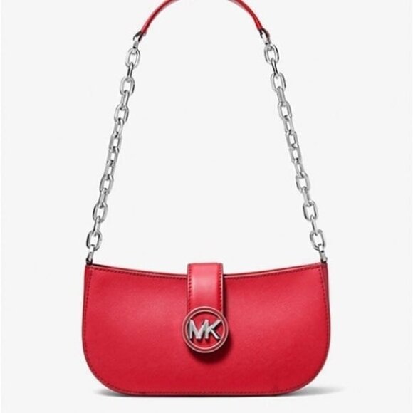 Michael Kors shoulder bag carmen small crossbody bag bright red - Picture 1 of 3